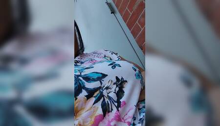 Flashing My Titty Outside!