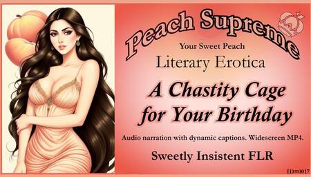A Chastity Cage for Your Birthday [POV Erotic Audio] ***Visualized Audio Caption Video***