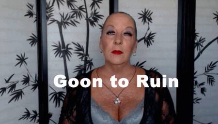 Gooning Goon to Ruin by Goddess Natasha (WMV)