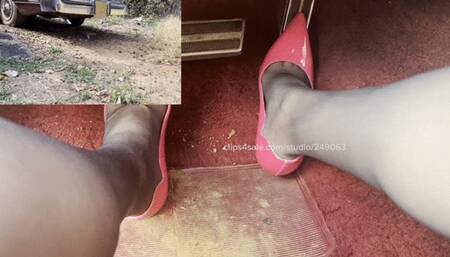 Requested pink heals REVVING THE TBIRD!