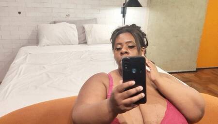 Ebony BBW gets Evil Dwarf to suck her delicious ass PART 1 By Thammy BBW and Evil Dwarf Cam full HD.
