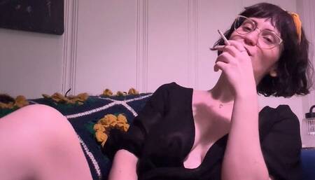 Alas, poor Yorick—he’s down to his lucky. Lady Theodora enjoys cigarettes and Billy Shakespeare.