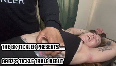 BABZ’S TICKLE TABLE DEBUT