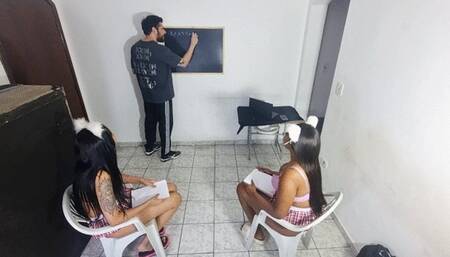 SCHOOL GIRLS KISSING PART 1 BY IZA CANDY AND KAT CAM BY ALINE FULL HD