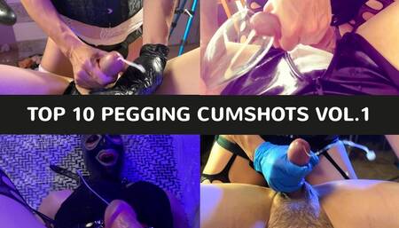 Top 10 Pegging Cumshots Vol1