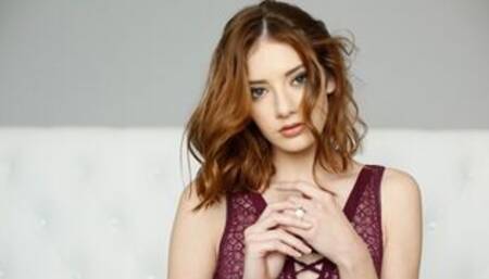 Small-tit young chick Lena Anderson gets her crack fucked from behind