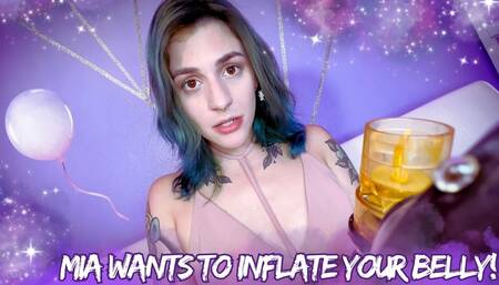Mia Hope Wants To Inflate Your Belly! - 4K