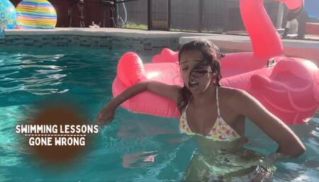 Swimming Lessons Gone Wrong Feat Aria Nicole 1080p