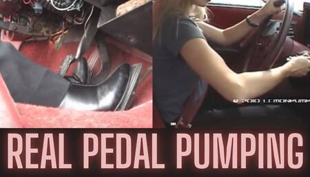 Blonde in Boots Battles Stubborn 81' Chevy Citation (Pedal Cam)