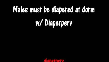 ABDL Audio Diapered at College Dorms 1st day