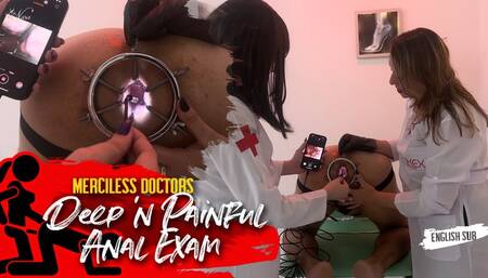 Doctors Nara and Syl examine a patient's ass really deep (1080 EN-sub) - Anal Domination - Doctor Fetish - Foot Humiliation - Anal Toys -