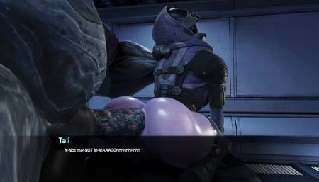 A crowd of ogres with giant cocks fuck skinny girls in all holes