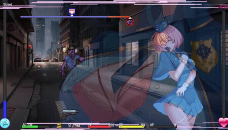 Cute girl from star squad defeats zombies