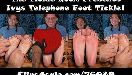 Ivys Telephone Foot Tickle!
