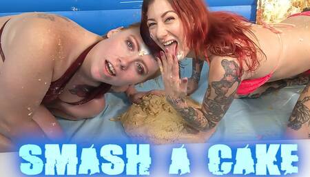 Alex and Scarlet Smash a Cake UHD