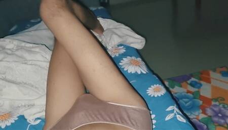 Wearing step mom's used pantie