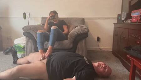 Miss H Ignored While I Squeeze Your Balls