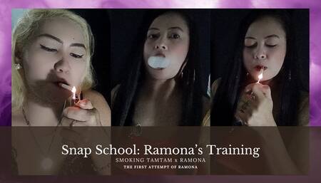 Snap School: Ramona’s Training - Smoking Tamtam x Ramona - Smoking Marlboro Red Cigarette - Tutorial and ASMR