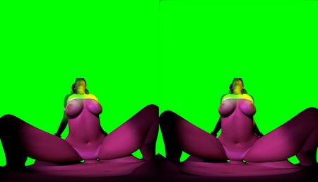 Passthrough -brazilian Miku Rides You with Her Perky Tits Out