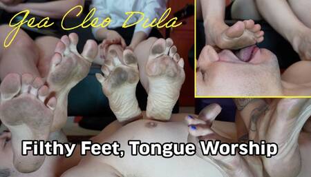 GEA DOMINA - FILTHY FEET, TONGUE WORSHIP (SUB ENG)