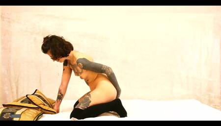 Solo Anal Dildo Ride