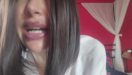 The unbridled blasphemy of the beautiful mistress