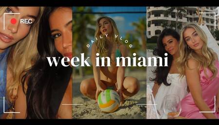 DAILY VLOG #2 TRIP TO MIAMI, MODELING AND BTS