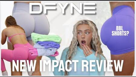 NEW DFYNE IMPACT REVIEW| TRY ON HAUL , BBL LEGGINGS? running big? discount code BAILEY