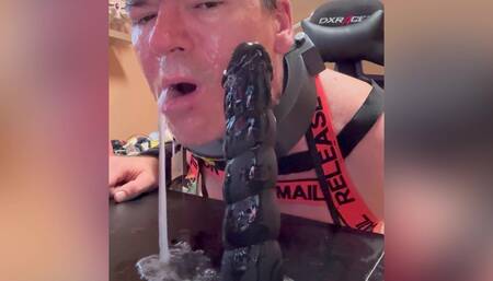 Extreme DeepThroat Fag Pig Slut Whore Jerk Huge Cock massive cum