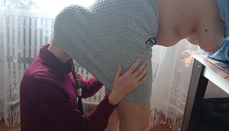 We take turns licking our boss's ass for a promotion