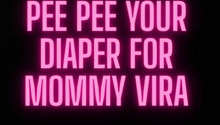 Pee pee your sissy diaper for Stepmommy Vira