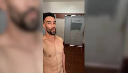 Walking Around Naked on a Sport Facility