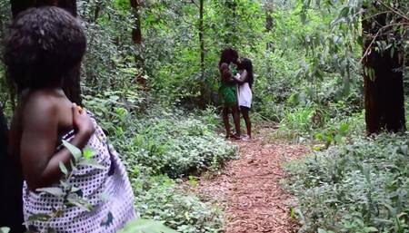 Dark Chocolate Ebony Lesbians Face Sitting & Pussy Grinding Rough