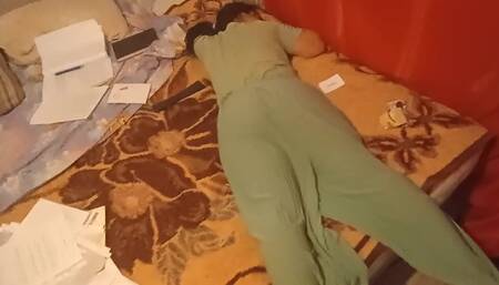 I Fuck My Stepsister Who Is Tired From Studying.