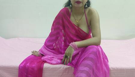 Tight Pussy Desi Bhabhi in Saree Fucked Hard by Devar in Hindi Audio