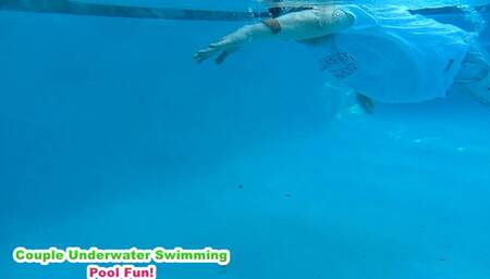 BBw Nurse Vicki and Handsome harry in Couple Underwater Diving and Swimming