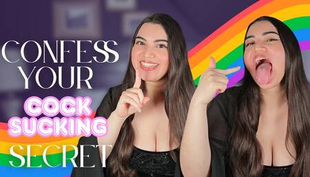 Confess Your Cock Sucking Secret - Sensual Domination with Countess Wednesday - Encouraged Bi, Imposed Bi, Gay Blowjobs MP4 1080p