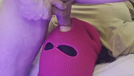 Quick Ball Sucking Session - Petite Masked Woman - (Teabag 4)