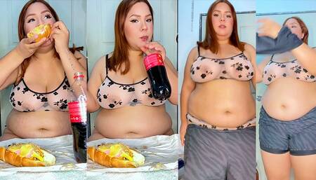 MEGA HOT DOG FEAST + CLOTHING MEASUREMENT + BURPING