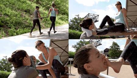 Slave girl publicly humiliated and dominated (remastered) (small version)