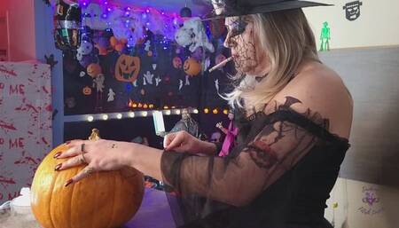 Witch’s Smoke Ritual: Watch Me Carve While I Drag - SFL345