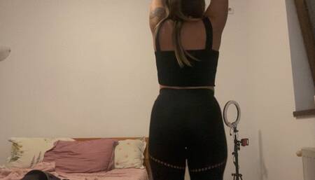 Stretching with farts at night