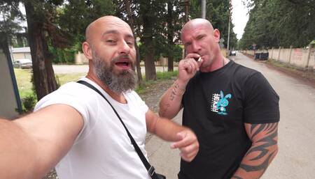 Czech Street Pickup. Double Penetration with a Random Girl.