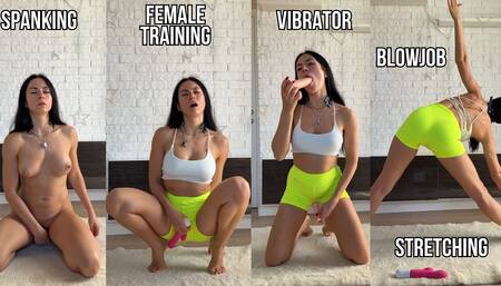 Female Training: Spanking, Stretching, Toys & Obedience