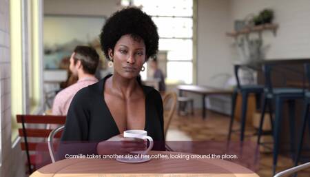 Black Trans Camille Assured She Will Pick Me for Lingerie Photoshoot Model