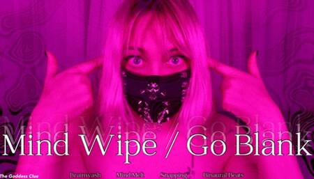 Mind Wipe Go Blank - HD - The Goddess Clue, Mental Cleansing Ritual For My Playthings, Audio And Visual Experience, Binaural Beats, Finger Snapping, Gothic Goddess, Slave Training, Mind Melt