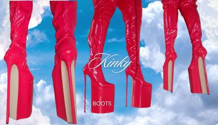 Cum for my 12 inch sky high boots: custom