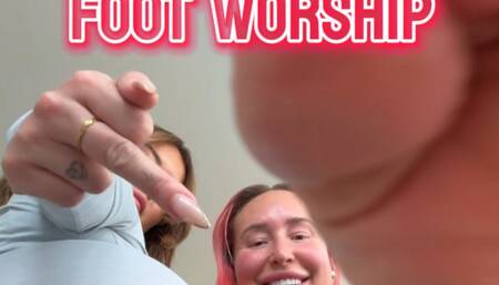 POV: Duo Domme Foot Worship