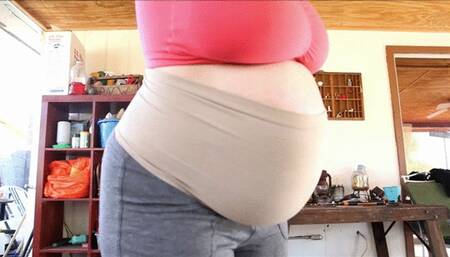 Pregnant Madeline WorkOut 21weeks 2017