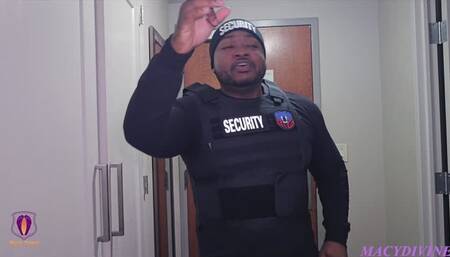 Witness Protection Macy Tickles Security Guard Part 2